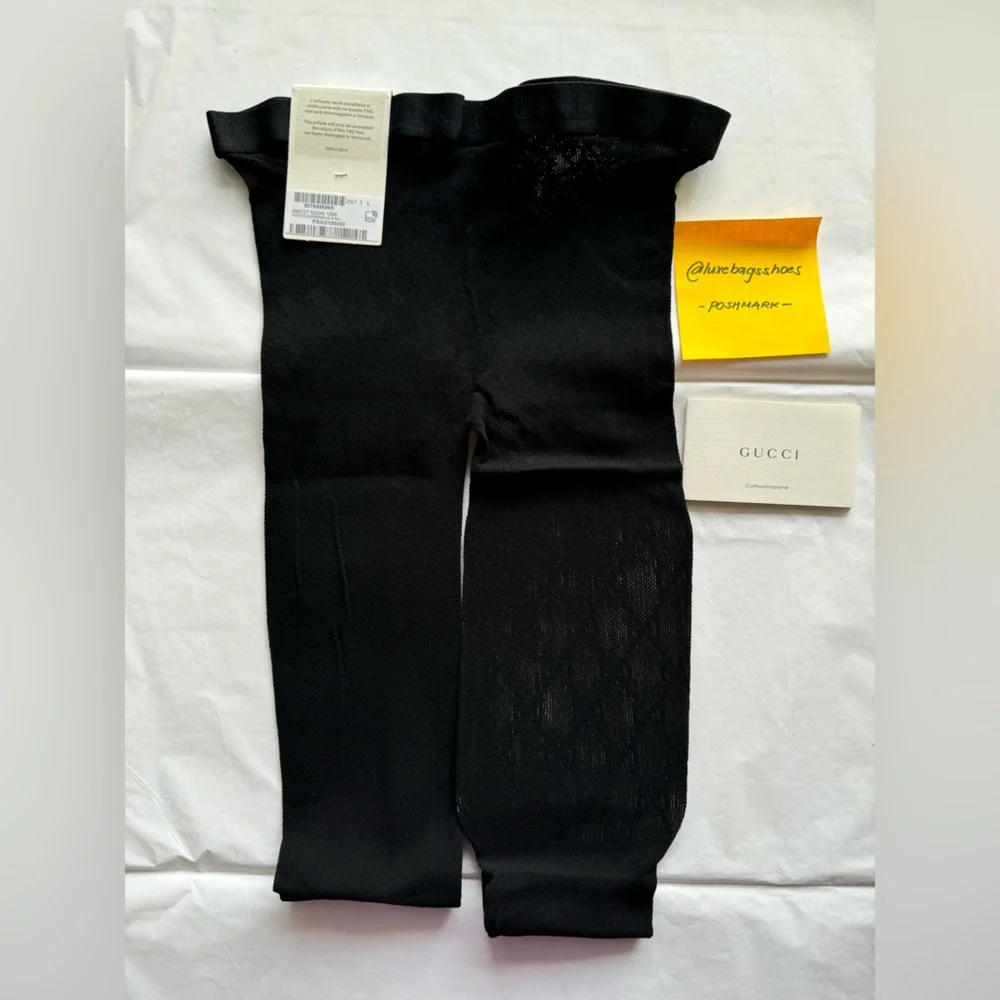 Authentic Gucci Supremelis Interlocking GG Logo Tights - Picture 8 of 16